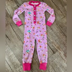 American Girl Wellie Wishers Girls Pajama Set – Size 4 | Hop to It Bunny Tea Par